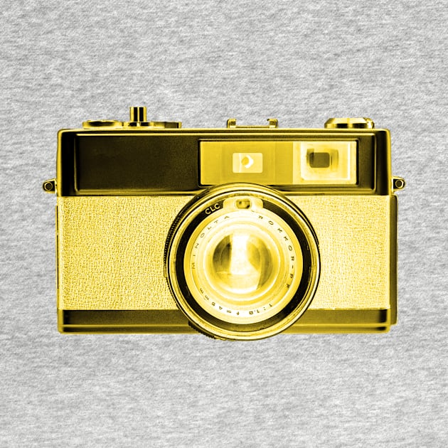 Gold/Yellow - Vintage 1960s Rangefinder Camera by DecPhoto